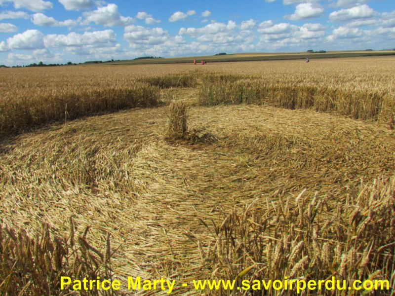 Etchilhampton (2), Wiltshire crop circle, aerial photo 43